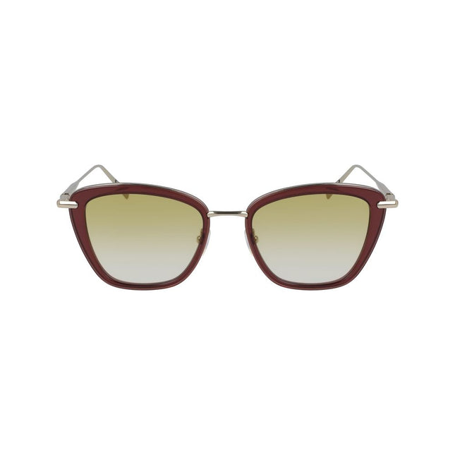Longchamp Red Metal Sunglasses