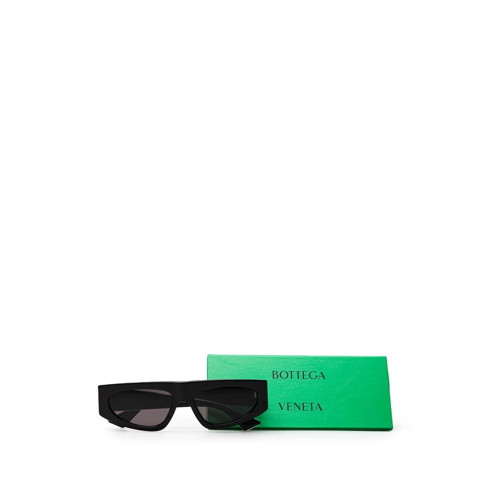 Bottega Veneta Black Haircalf Sunglasses