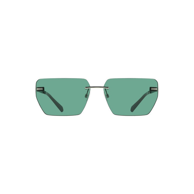 Calvin Klein Green Metal Men Sunglass