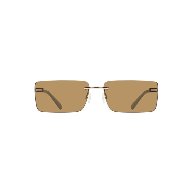 Calvin Klein Beige Metal Women Sunglass