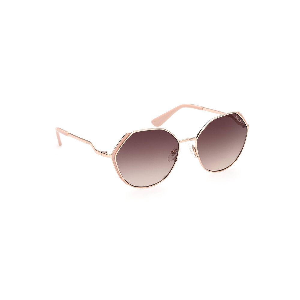 Guess Jeans Pink Metal Sunglasses