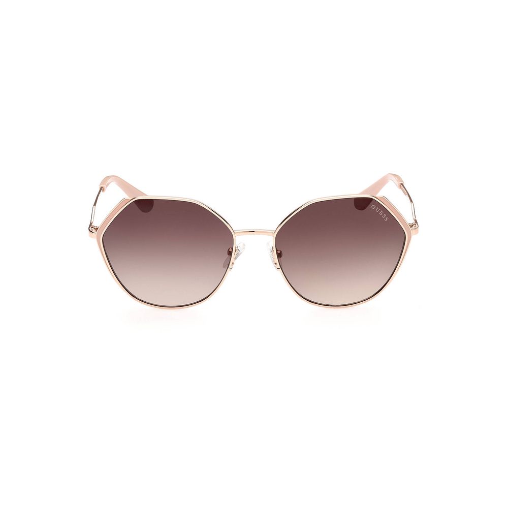 Guess Jeans Pink Metal Sunglasses