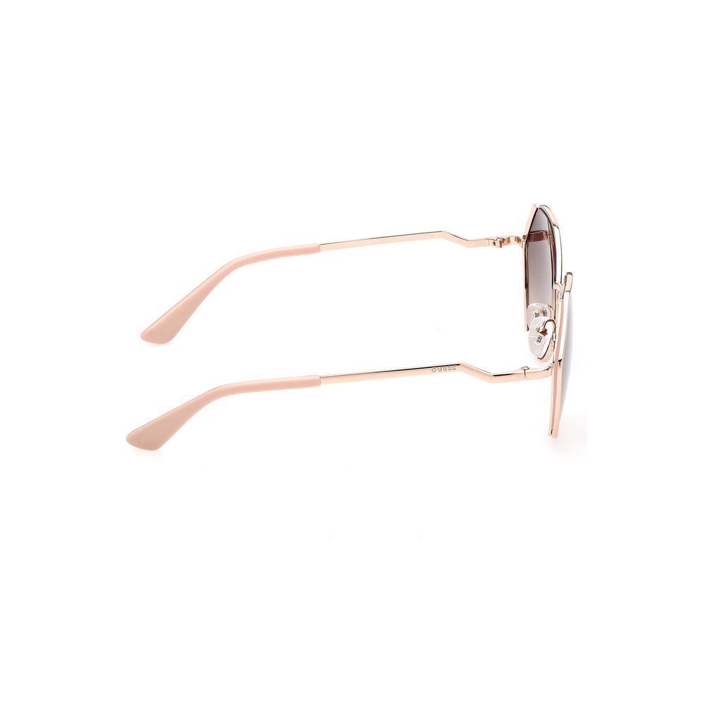 Guess Jeans Pink Metal Sunglasses