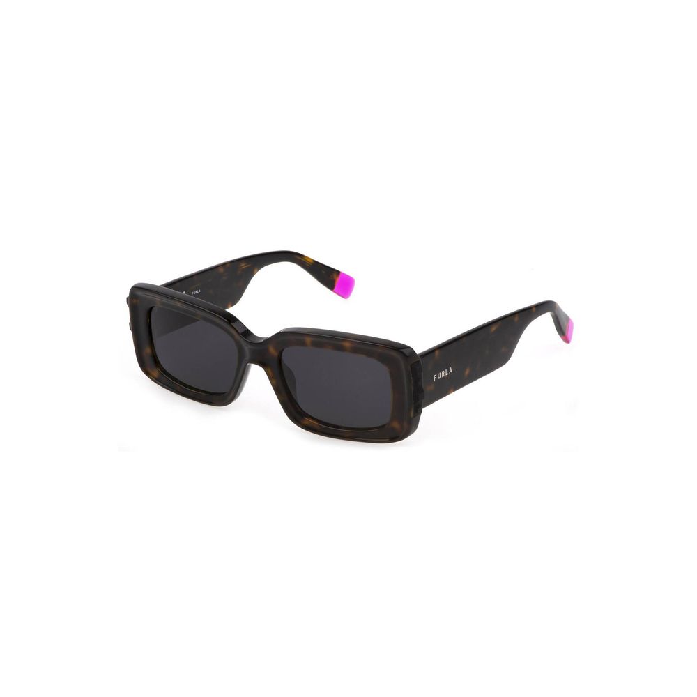 Furla Brown Plastic Sunglasses